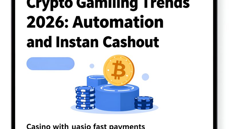 Современная иллюстрация трендов криптоказино 2026 года с акцентом на автоматизацию и быстрые выплаты